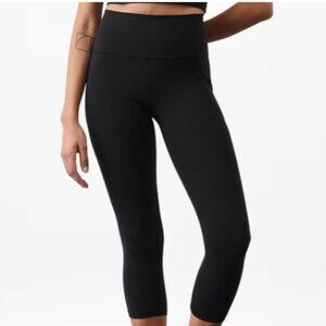 ATHLETA Size XXS XX-Small Black Cropped Leggings Workout Athleisure Athletic